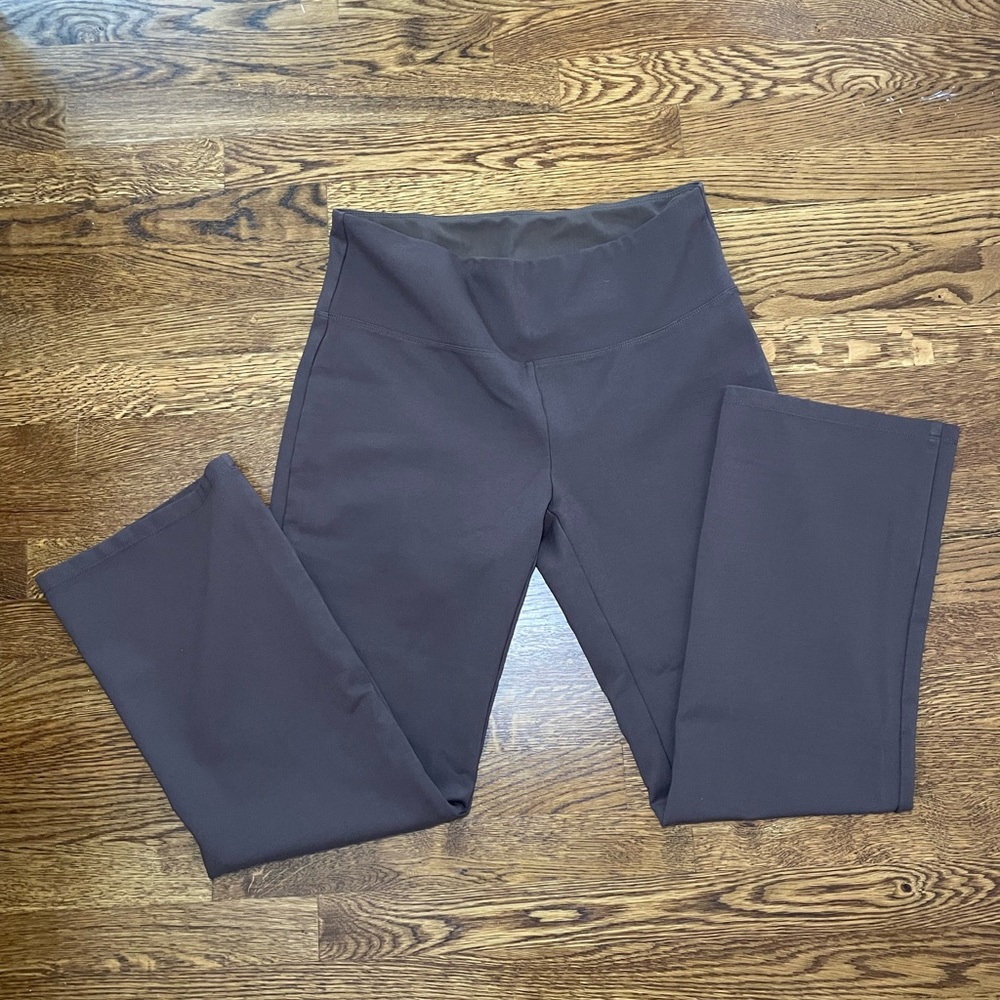 Soft Surroundings Mocha Straight Leg Stretch Pants Pull On Style Medium